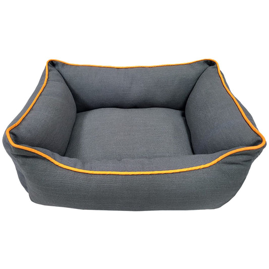 Besty Cotton Chambray Lounger Anti- Skid Pet Bed